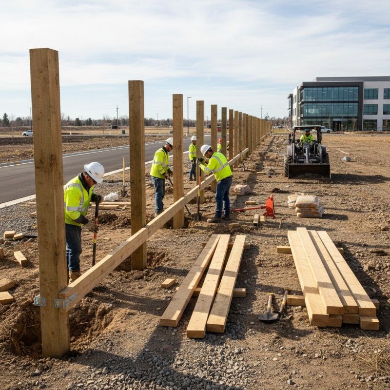 Security Fence Installation detail