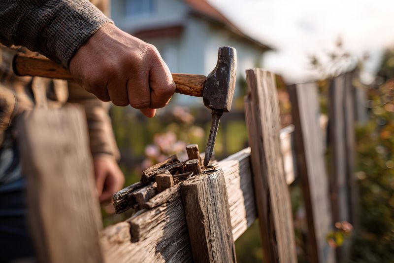 Fence Repairs in Fall